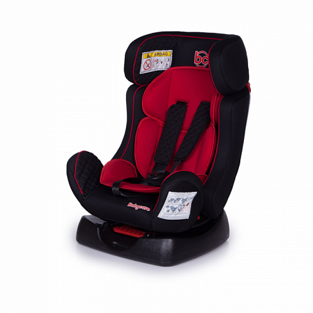 Детское автомобильное кресло Nika группа 0+/I/II, 0-25 к.г, 0-7 лет, цвет – черно-красный 